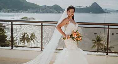 Dia da Noiva no Hotel Solar de Amanhecer na praia de Charitas em Niterói, RJ